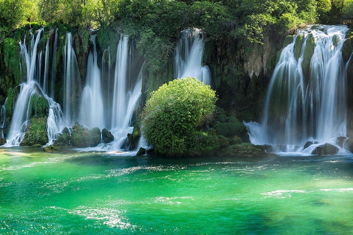 Kravica waterfalls on the Trebižat river in Bosnia and Herzegovina
